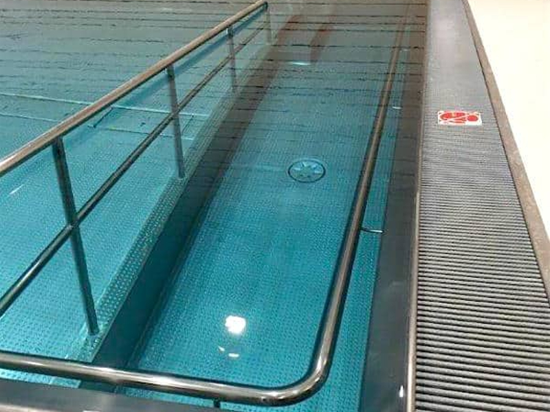 Edelstahlbecken Swimming Pool Therapiebecken Medical Wellness